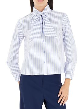 Camicia con fioccco AZZURRO XL