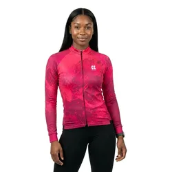Maglia A Maniche Lunghe Motion Z6 Berry Red