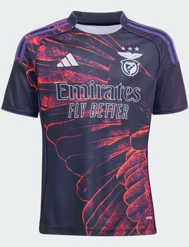 Maglia Fourth Replica Sl Benfica 2025/2026 7-8A Collegiate Navy