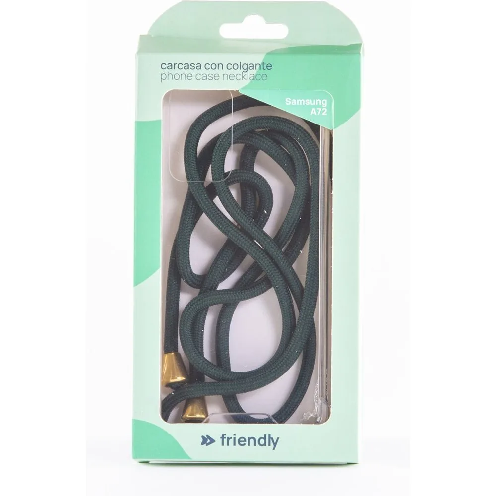 Carcasa colgador Verde para Samsung A72 FR - Friendly License - FashionsVida