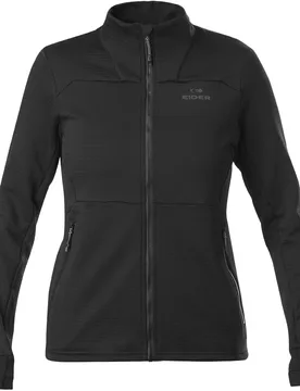 Polaire technique en Polartec® - W Thorens Polartec Powergrid Fleece Black - Taille M - Noir - Eider - FashionsVida