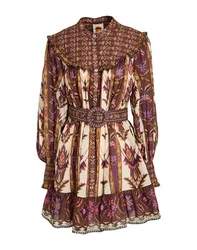 Minivestido Mujer Marrón M Mujer