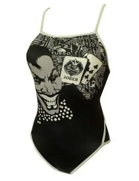 New Jocker Swimsuit Grey / Black S Women - TURBO - FashionsVida
