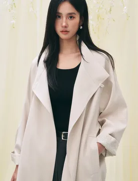 Women Early Spring Retro Casual Loose Stand-up Collar Long Trench Coat - Aliexpress - FashionsVida