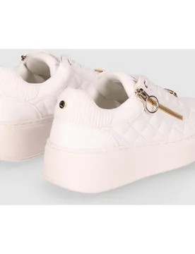 Zapatillas básicas de mujer estilo casual con cremallera decorativa - Chika10 - FashionsVida