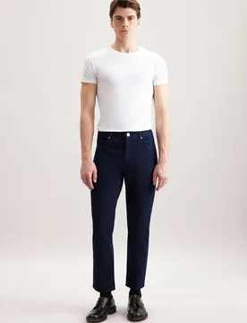 Regular 5-Pocket Denim Uni Blau 34/30 - Seidensticker.com - FashionsVida
