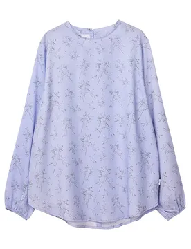 Blusa A Maniche Lunghe Hay Lavender L