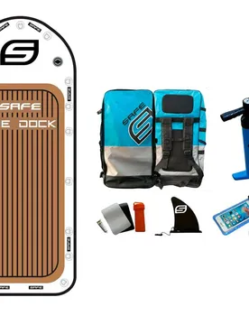 Ensemble De Paddle Surf Gonflable The Dock 8 Persons 18´4´´ White 558.8 cm unisex