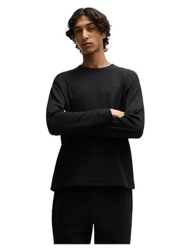 Hugo Maglietta Da Pigiama A Maniche Lunghe Austin Red Black L