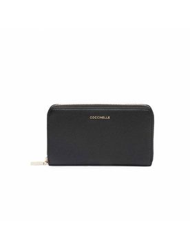 Portafoglio METALLIC SOFT Donna Pelle Nero - E2MW5113201001