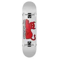 Skateboard 8.00 Devil Cat White One Size unisex