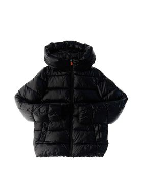 Piumino con cappuccio NERO 10