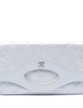 Iridescent Aged Calfskin 31 Clutch - Chanel - FashionsVida