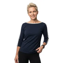Margaret 3/4 Sleeve T-shirt SR Navy L Women