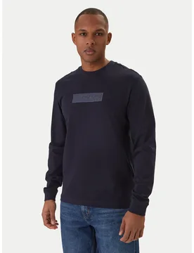 Longsleeve S-Box Logo NP0A8BC5 Dunkelblau Regular Fit S male - Napapijri - FashionsVida