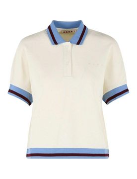Marni Polo in cotone avorio