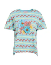Camiseta Mujer Azul celeste L Mujer