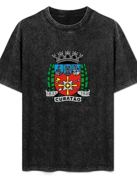 Coat of Arms of Cubat?o (Brazil, SP) T-Shirt Soft Durable Cotton T-Shirt - Aliexpress - FashionsVida