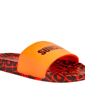 Tongs Logo Fluo Orange EU 42 - Sundek - FashionsVida