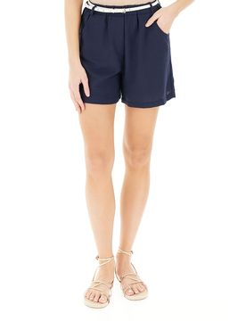 Shorts con cintura BLU NAVY S