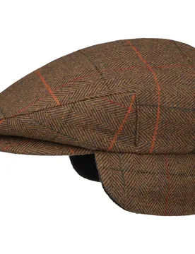 Hooligan Ear Flap Snap Flat Cap by - brown - Herren - Size: S (55-56 cm) - Brixton - FashionsVida