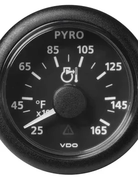 °f Pyrometer Instrument Black 52 mm unisex - VDO - FashionsVida