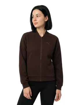 Sweat-shirt à Zip Class Standard Chocolate Fondue L - Puma - FashionsVida