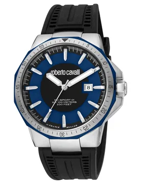 Rc By Fm Mens Watch - Black - One Size - Roberto Cavalli By Franck Muller - FashionsVida