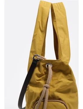 Bolso de hombro de mujer paper pocket grande tejido - Bimba y Lola - FashionsVida