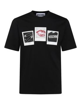 Moschino Maglietta in cotone nero
