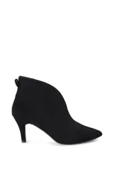 Women's 'Flute Shoe Boot Wide Fit' Fabric Boots in Black Size: 7 - Black - Size: 7