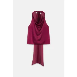 Top de mujer de escote halter