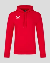 Mens Cotton Leisure Hoodie - True Red True Red 4XL male
