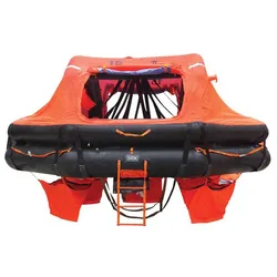 Liferaft Solas Oceano Davit Lanched Canister Orange 20 prs unisex