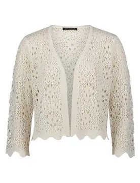 Strickjacke Kurz 3/4 Arm female