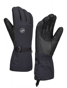 Primaloft® Skihandschuhe Stoney Glove Black für Herren aus Leder Größe 6 schwarz