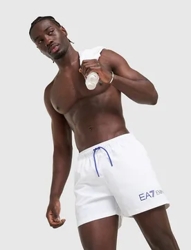 Mens Costume da bagno Wrap - Bianco, bianco bianco Uomo taglia M - Emporio armani - FashionsVida