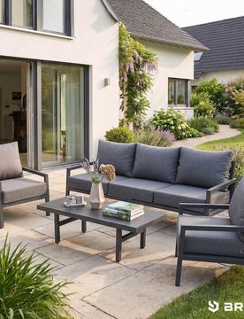Alu Gartenmöbel Lounge Set ADRIA Casa