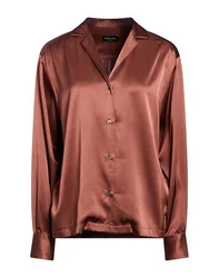 Hemd Damen Schokobraun S Damen