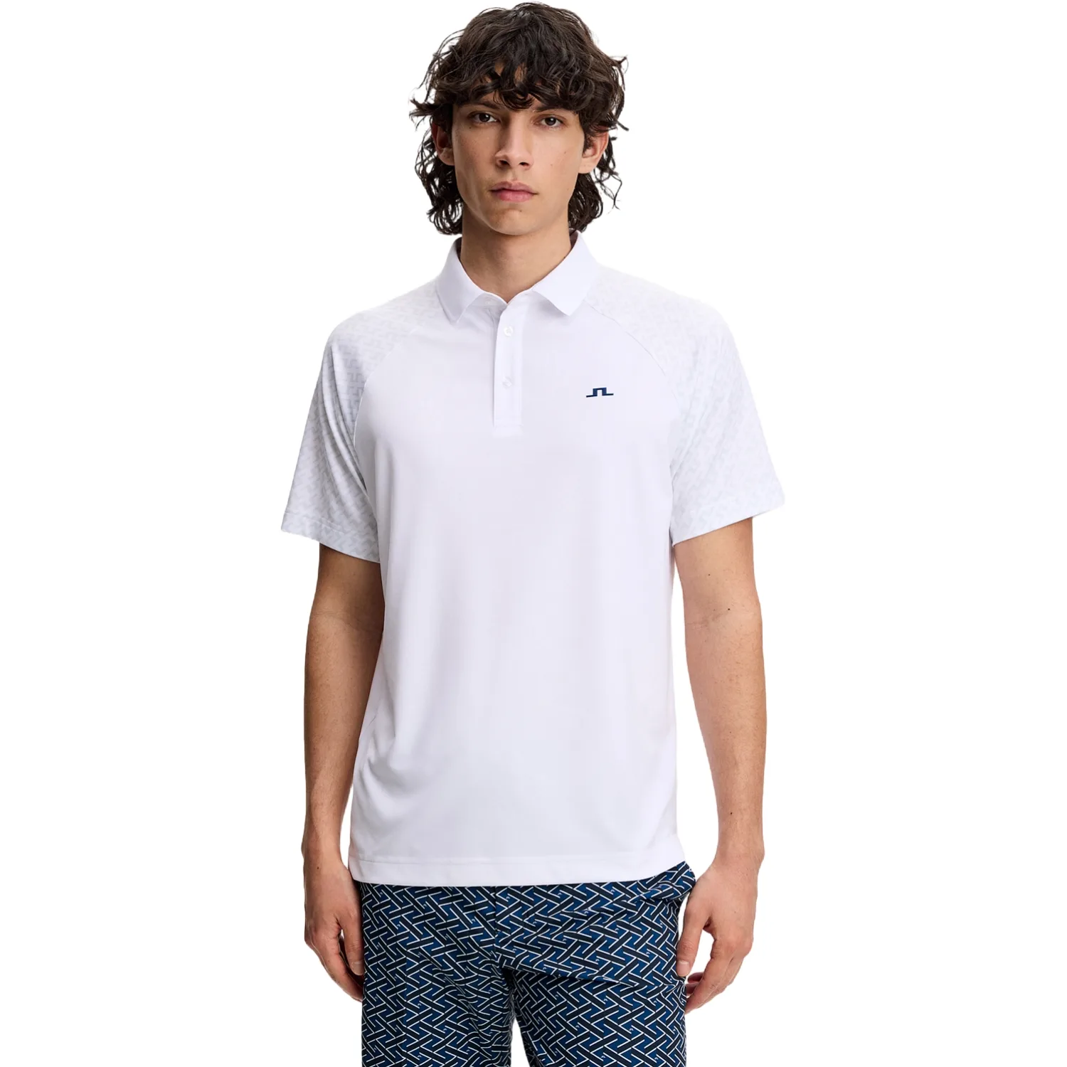 J.Lindeberg Polo Tucker, weiss l - J.lindeberg - FashionsVida