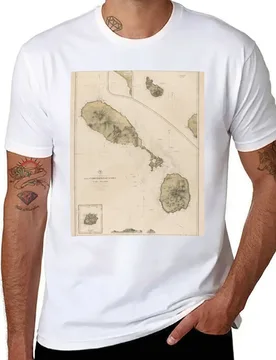 Vintage Map of St Kitts & Nevis (1872) T-Shirt essential t shirt cotton t shirts high quality T-Shirt - Aliexpress - FashionsVida