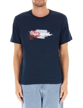 T-shirt girocollo BLU NAVY S
