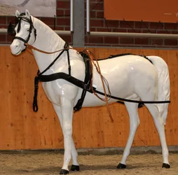 Manski Zweispänner Geschirr EXCEL black/black PONY