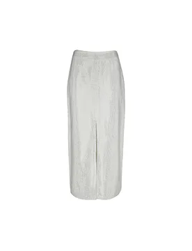 Midi gonna grigio chiaro 38 - Emporio armani - FashionsVida