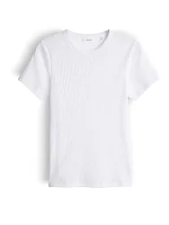 T-Shirt SAMUNA SCALLOP weiss 42 damen