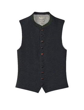 Gilet traditionnel KONSTANTIN bleu 54 - Gottseidank - FashionsVida