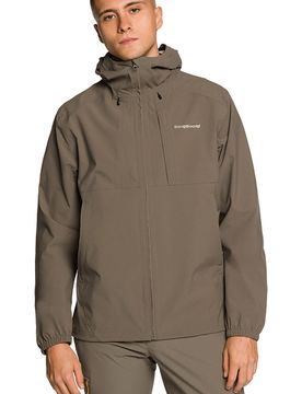 Caicos chaqueta impermeable hombre Marron (XL)