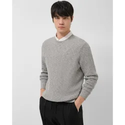 Jersey de hombre cuello redondo estructura