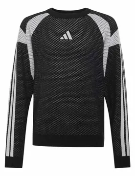 Felpa House Of Tiro Knitted Crew Black / White 9-10 Anni