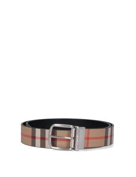Burberry Cintura Reversibile Check